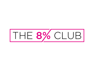 tHE 8% CLUB logo design by p0peye