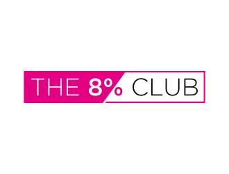 tHE 8% CLUB logo design by p0peye