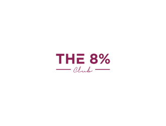tHE 8% CLUB logo design by arturo_