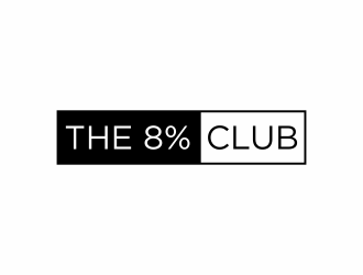 tHE 8% CLUB logo design by EkoBooM