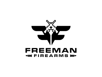 Freeman Firearms logo design by BlessedArt