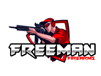 Freeman Firearms logo design by ElonStark