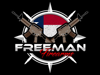 Freeman Firearms logo design by Suvendu
