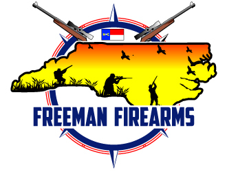 Freeman Firearms logo design by Suvendu