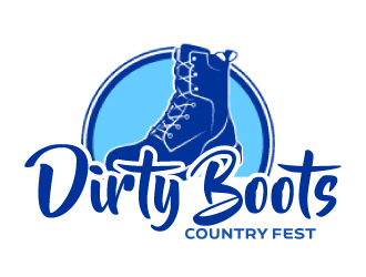 Dirty Boots Country Fest logo design by ElonStark