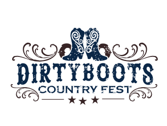 Dirty Boots Country Fest logo design by coco