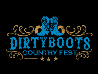 Dirty Boots Country Fest logo design by coco