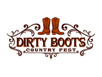Dirty Boots Country Fest logo design by daywalker