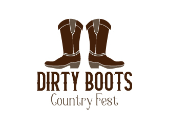 Dirty Boots Country Fest logo design by twomindz