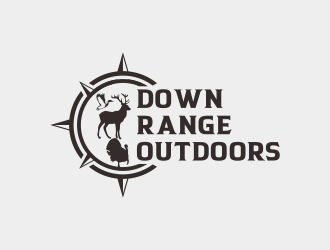Down Range Outdoors logo design by veter