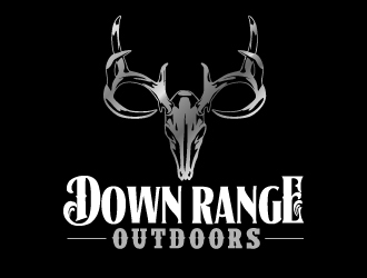 Down Range Outdoors logo design by ElonStark