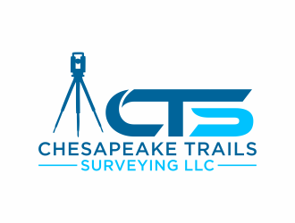 Chesapeake Trails Surveying LLC logo design by hidro