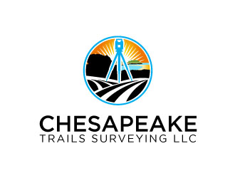 Chesapeake Trails Surveying LLC logo design by bezalel