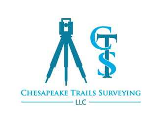 Chesapeake Trails Surveying LLC logo design by twomindz