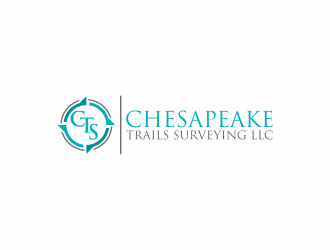 Chesapeake Trails Surveying LLC logo design by y7ce