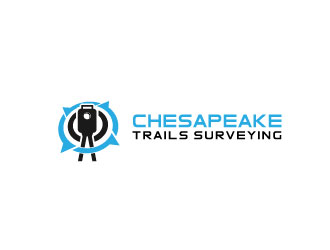 Chesapeake Trails Surveying LLC logo design by semuasayangeko2
