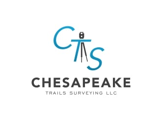 Chesapeake Trails Surveying LLC logo design by diqly