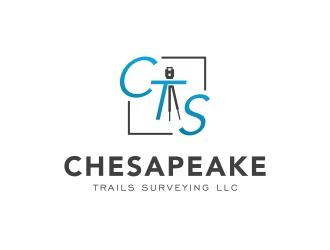 Chesapeake Trails Surveying LLC logo design by diqly