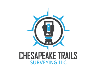 Chesapeake Trails Surveying LLC logo design by AdenDesign