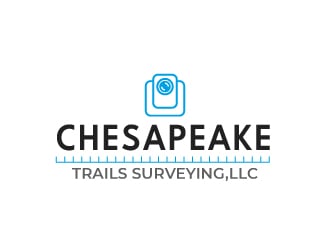 Chesapeake Trails Surveying LLC logo design by NadeIlakes