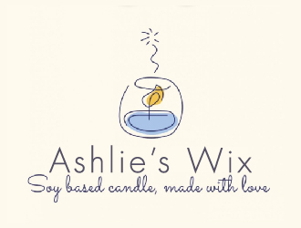 Ashlie’s Wicks logo design by Creativeminds