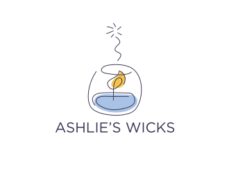Ashlie’s Wicks logo design by blessings