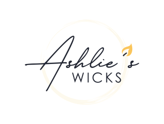 Ashlie’s Wicks logo design by GassPoll