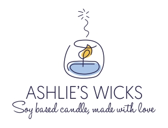 Ashlie’s Wicks logo design by dibyo
