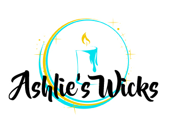 Ashlie’s Wicks logo design by ElonStark