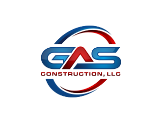 GAS Construction, LLC logo design by haidar