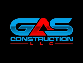 GAS Construction, LLC logo design by josephira