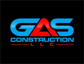 GAS Construction, LLC logo design by josephira