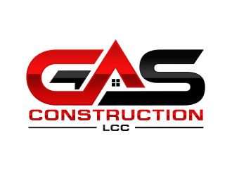 GAS Construction, LLC logo design by Benok