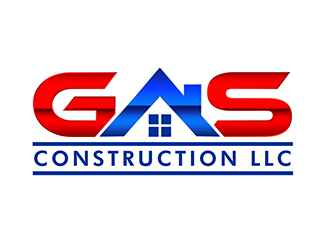 GAS Construction, LLC logo design by 3Dlogos
