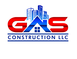 GAS Construction, LLC logo design by 3Dlogos