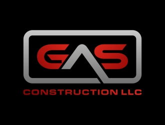 GAS Construction, LLC logo design by barley