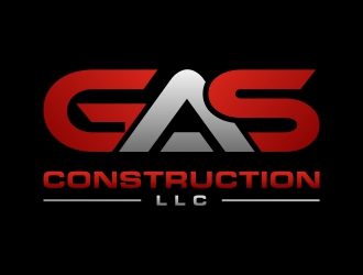 GAS Construction, LLC logo design by barley