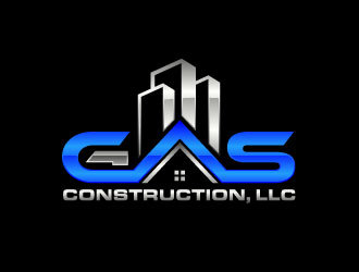 GAS Construction, LLC logo design by bezalel