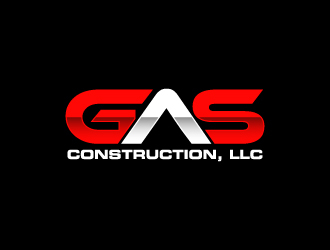 GAS Construction, LLC logo design by labo