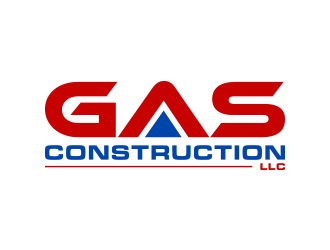 GAS Construction, LLC logo design by lexipej