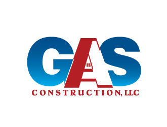 GAS Construction, LLC logo design by webmall