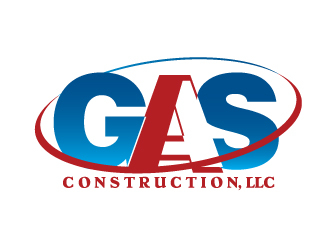 GAS Construction, LLC logo design by webmall