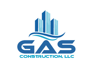 GAS Construction, LLC logo design by ElonStark