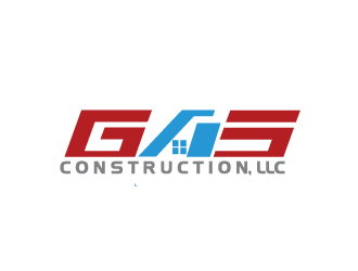 GAS Construction, LLC logo design by webmall