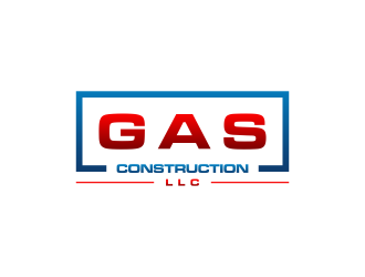 GAS Construction, LLC logo design by ArRizqu