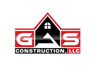 GAS Construction, LLC logo design by giggi