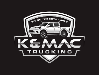K & Mac Trucking logo design by veter