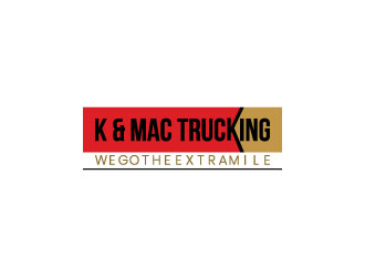 K & Mac Trucking logo design by Saraswati