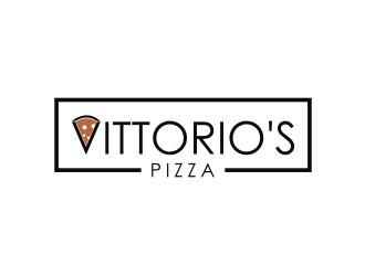 Vittorios Pizza logo design by ora_creative