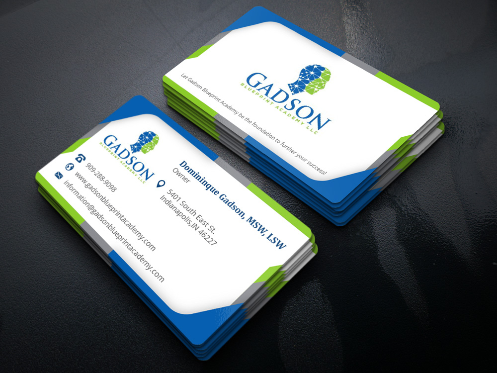 Gadson Blueprint Academy LLC. logo design by Gelotine